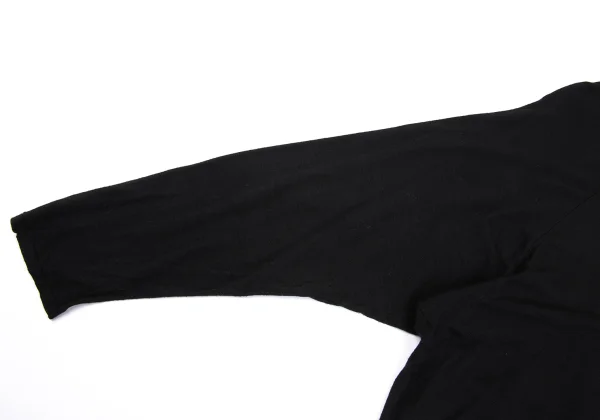 Y's PINK Rayon Wool Glitter Tweed Pocket T Shirt K-168764_006