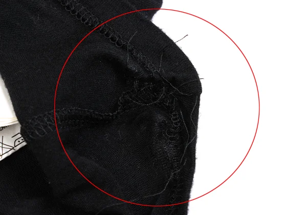 Y's PINK Rayon Wool Glitter Tweed Pocket T Shirt K-168764_011