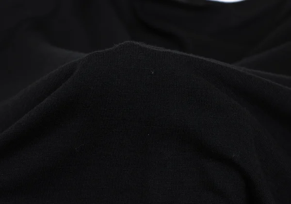 Y's PINK Rayon Wool Glitter Tweed Pocket T Shirt K-168764_013