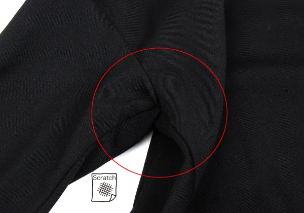 Y's PINK Stretch Wool Back Long Tunic K-168765_004