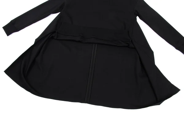 Y's PINK Stretch Wool Back Long Tunic K-168765_010