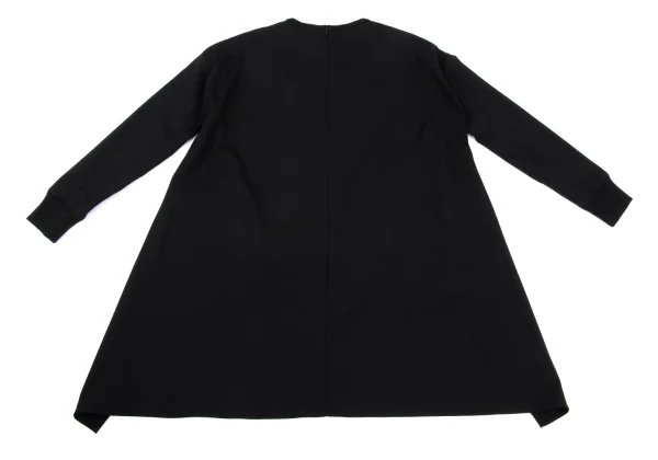 Y's PINK Stretch Wool Back Long Tunic K-168765_011