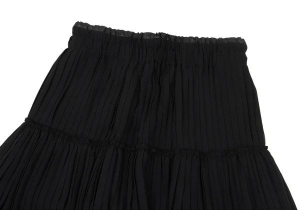 Y's PINK Poly Chiffon Sheer Pleats Skirt K-168766_003