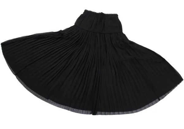 Y's PINK Poly Chiffon Sheer Pleats Skirt K-168766_005