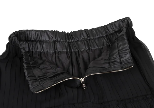 Y's PINK Poly Chiffon Sheer Pleats Skirt K-168766_009