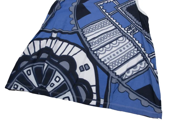 Y's for living Cotton Front Graphic Print V-neck Sleeveless Top K-168769_007