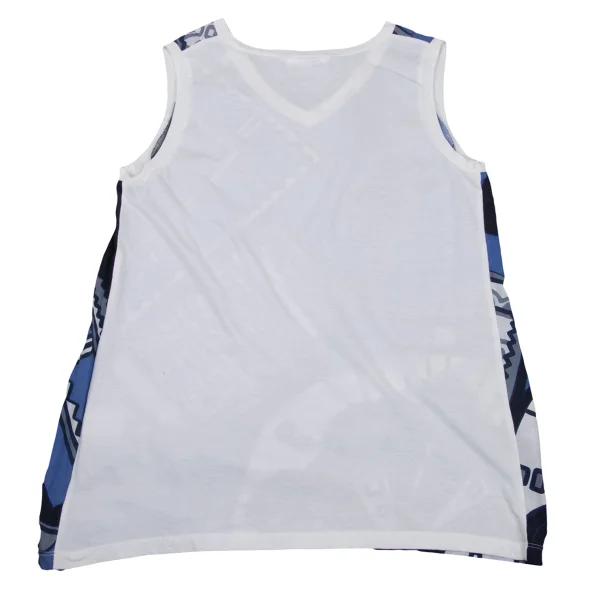 Y's for living Cotton Front Graphic Print V-neck Sleeveless Top K-168769_013