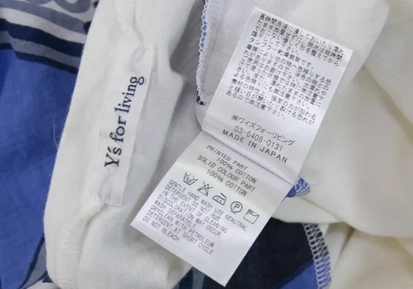 Y's for living Cotton Front Graphic Print V-neck Sleeveless Top K-168769_016