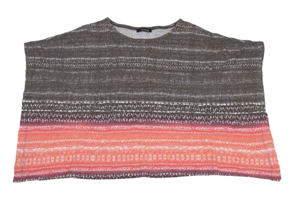 Y's for living Gradation Graphic Print Box Silhouette T-shirt K-168770_002