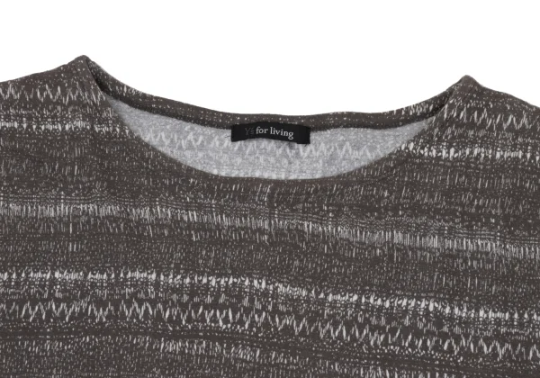 Y's for living Gradation Graphic Print Box Silhouette T-shirt K-168770_003