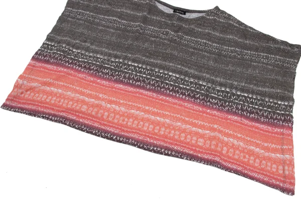 Y's for living Gradation Graphic Print Box Silhouette T-shirt K-168770_006