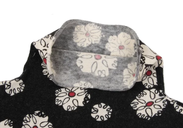 Y's for living Cotton Wool Printed Turtleneck Sleeveless Top K-168771_005