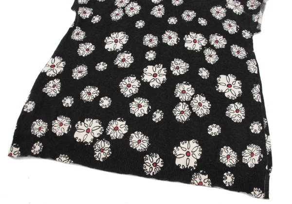 Y's for living Cotton Wool Printed Turtleneck Sleeveless Top K-168771_007