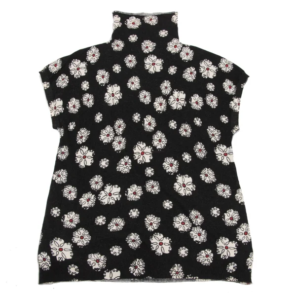 Y's for living Cotton Wool Printed Turtleneck Sleeveless Top K-168771_009