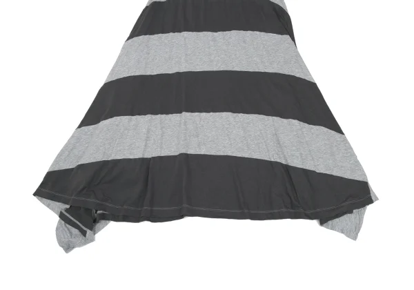 Y's for living Cotton Striped Panel Design Flare Skirt K-168772_005