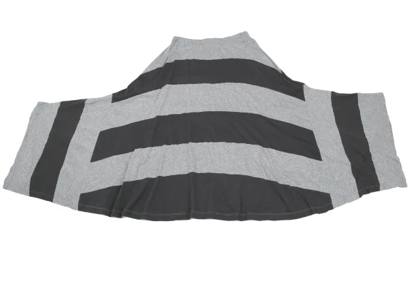 Y's for living Cotton Striped Panel Design Flare Skirt K-168772_006
