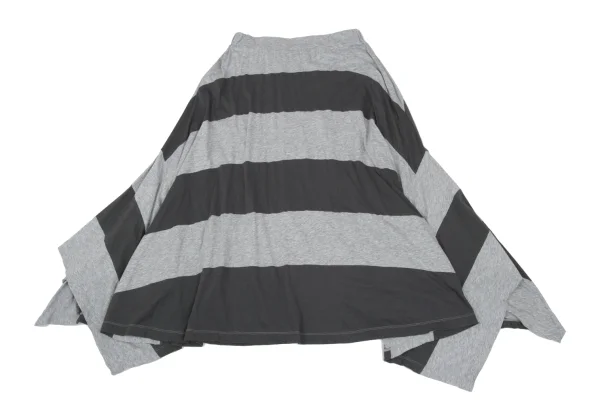 Y's for living Cotton Striped Panel Design Flare Skirt K-168772_008
