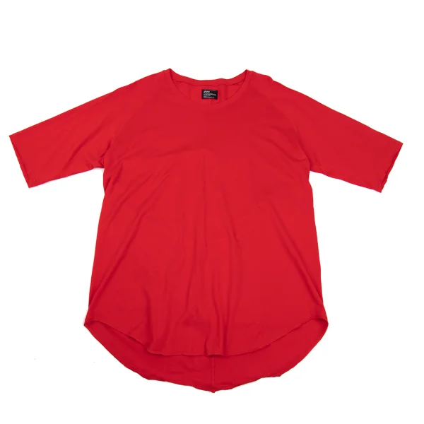 サイトs'yte Cotton Cut-off Raglan T-shirt Red M K-168773_001