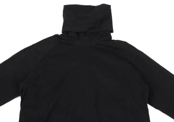 s'yte Cotton Cut-off Layered Turtleneck Raglan Top K-168774_002