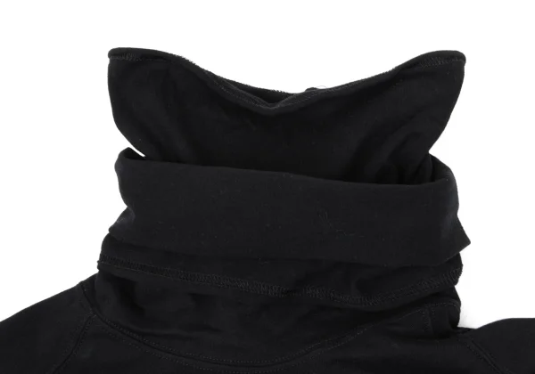 s'yte Cotton Cut-off Layered Turtleneck Raglan Top K-168774_004