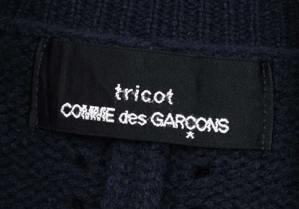 tricot COMME des GARCONS Crewneck Knit Cardigan K-168779_017