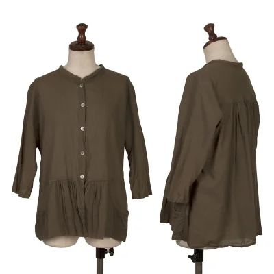 Y's for living Stand Collar Dolman Sleeve Blouse