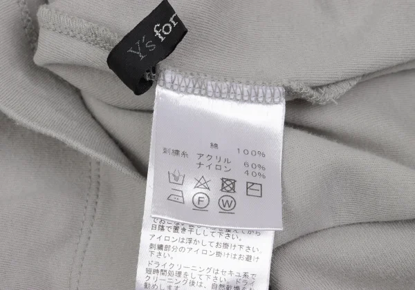 Y's for living Taped Floral Decorated T Shirt K-168783_016