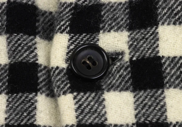 robe de chambre COMME des GARCONS Fulling Wool Checker Jacket K-168790_006