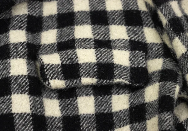 robe de chambre COMME des GARCONS Fulling Wool Checker Jacket K-168790_007