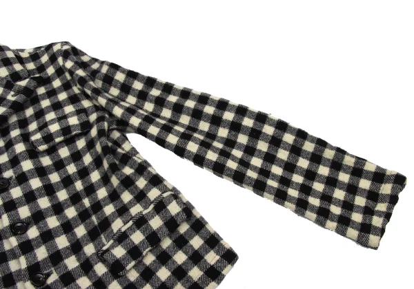 robe de chambre COMME des GARCONS Fulling Wool Checker Jacket K-168790_008