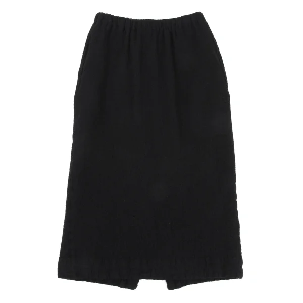 COMME des GARCONS Brushed Wool Slit Skirt K-168793_002
