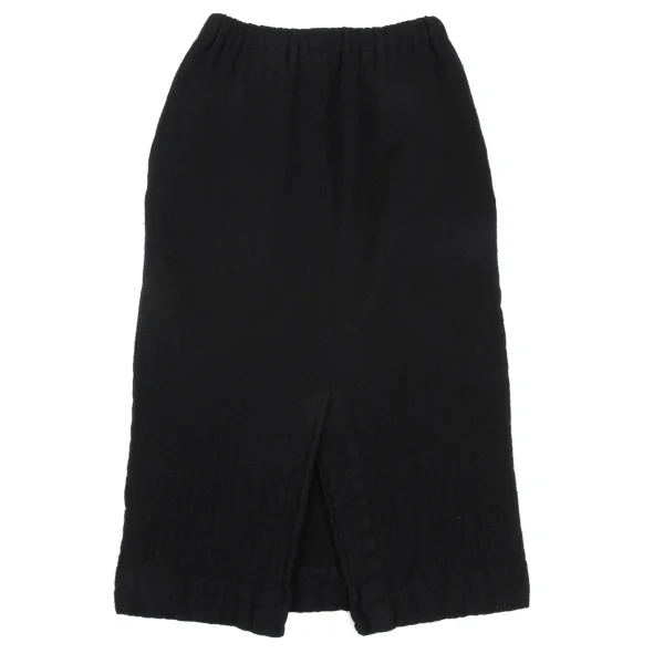 COMME des GARCONS Brushed Wool Slit Skirt K-168793_007