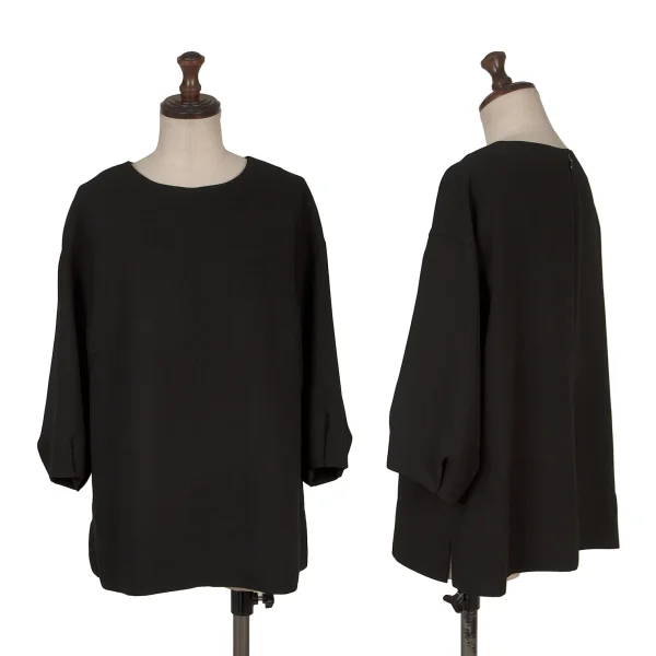yoshie inaba Poly Dart Design 3/4 Sleeve Top Black 7 K-168796_001