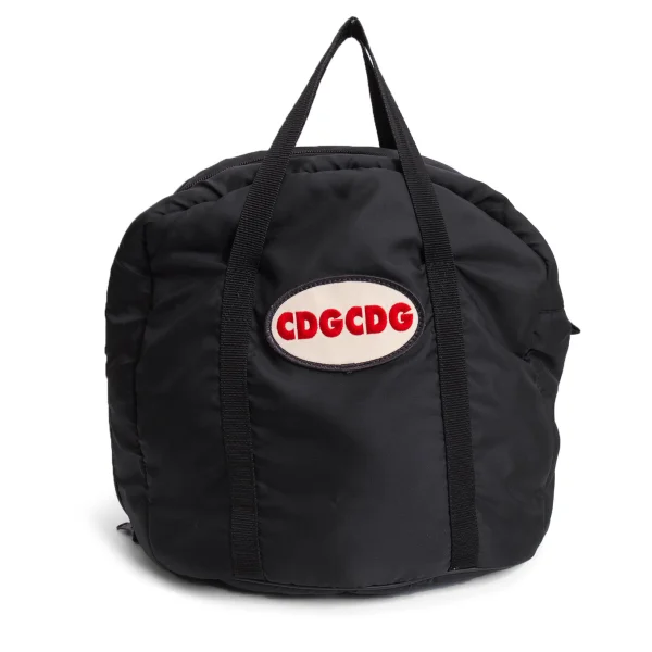 COMME des GARCONS Boa-fleece Lining Logo Patched Hand Bag K-168800_002