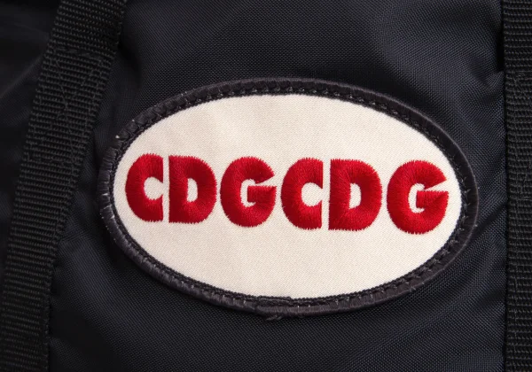 COMME des GARCONS Boa-fleece Lining Logo Patched Hand Bag K-168800_003