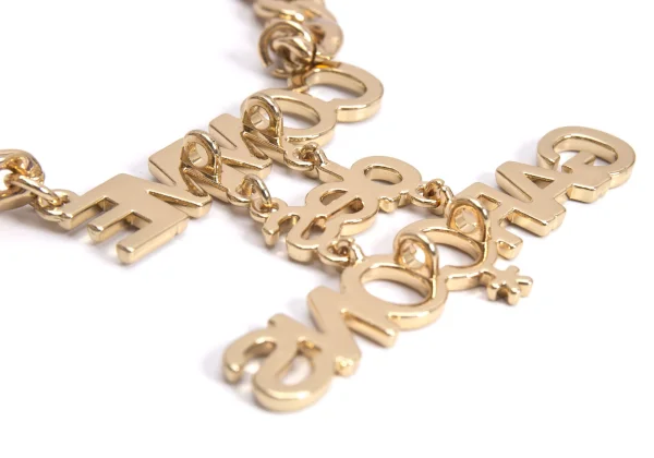 COMME des GARCONS Logo Chain Necklace K-168802_006