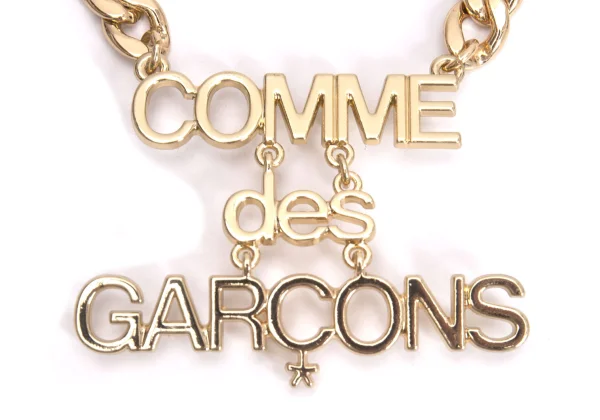 COMME des GARCONS Logo Chain Necklace K-168802_007