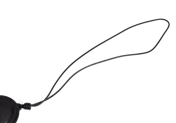 ANN DEMEULEMEESTER Leather Measurement Tape Design Necklace K-168803_003