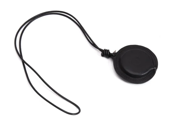 ANN DEMEULEMEESTER Leather Measurement Tape Design Necklace K-168803_005