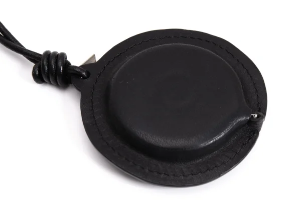 ANN DEMEULEMEESTER Leather Measurement Tape Design Necklace K-168803_006