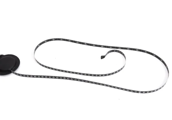 ANN DEMEULEMEESTER Leather Measurement Tape Design Necklace K-168803_007