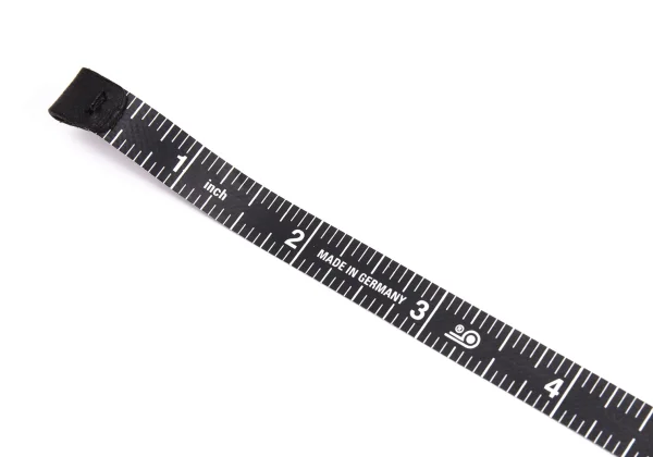 ANN DEMEULEMEESTER Leather Measurement Tape Design Necklace K-168803_009