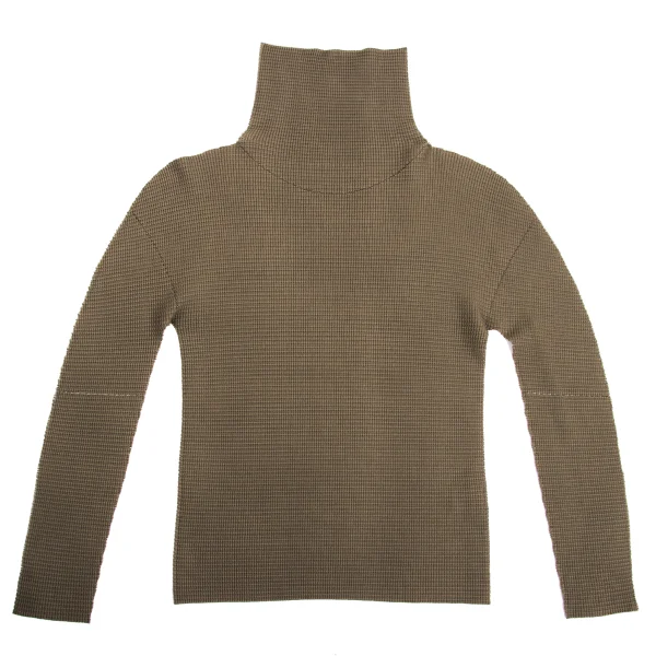 ISSEY MIYAKE me Stretch Pleated Turtleneck T Shirt K-168807_002