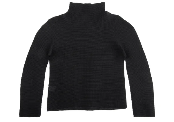 ISSEY MIYAKE me Stretch Pleated Turtleneck T Shirt K-168809_010