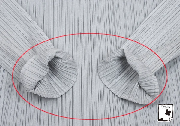 PLEATS PLEASE Pleated Buttonless Long Cardigan K-168812_009