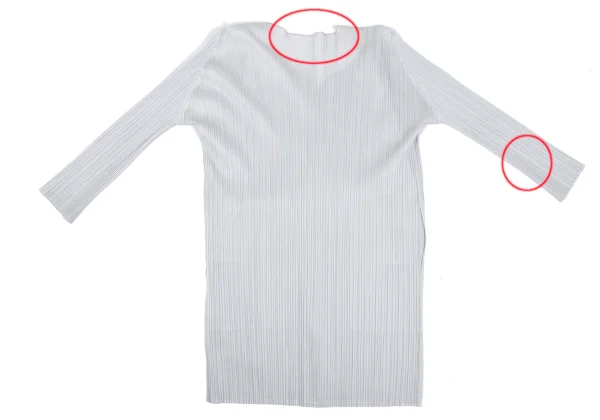 PLEATS PLEASE Pleated Buttonless Long Cardigan K-168812_013