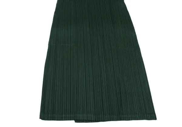 PLEATS PLEASE Pleated Sleeveless Long Cardigan K-168815_006