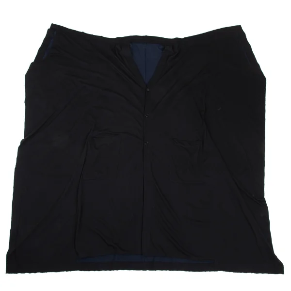 Ground Y Cotton Jersey Bi-Color Poncho K-168820_002