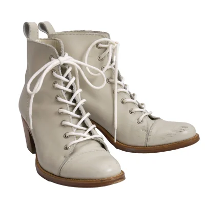 Y's Leather Heel Boots