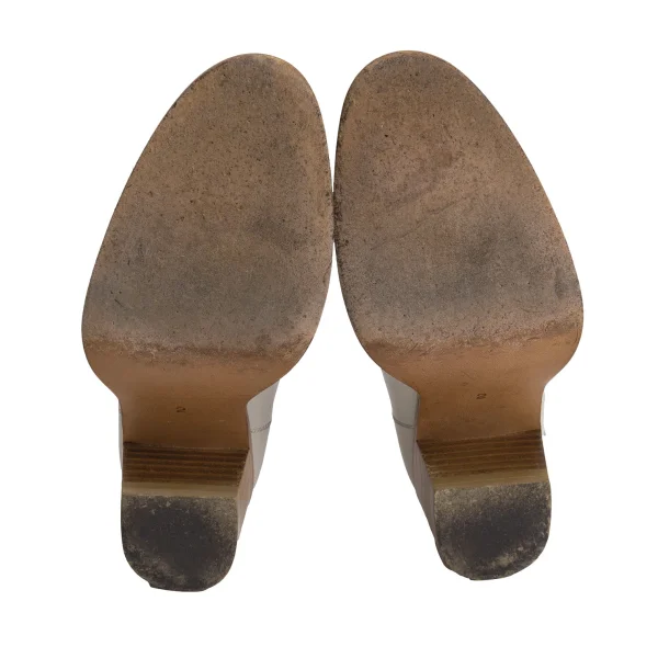 Y's Leather Heel Boots K-168821_012